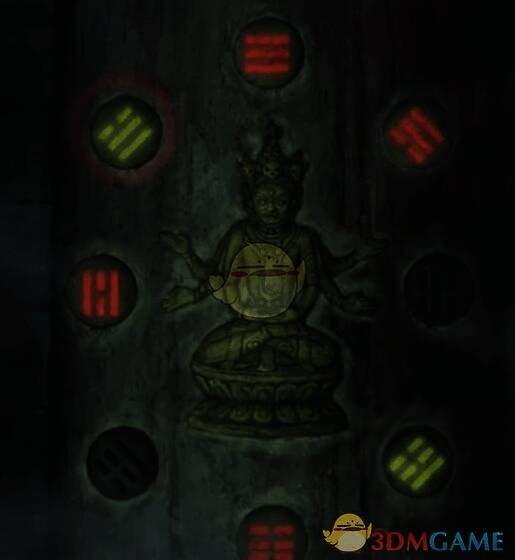 金属雕像被斩首瞬间，特效炸裂，角色表情坚定