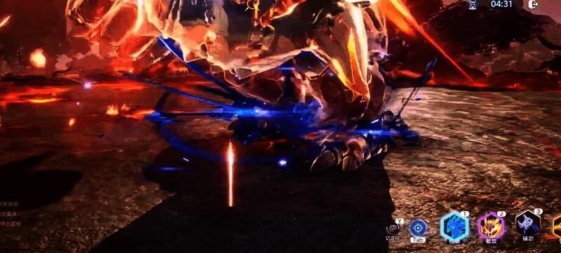 鬼影地潭手技能演示图，泥潭效果覆盖地面