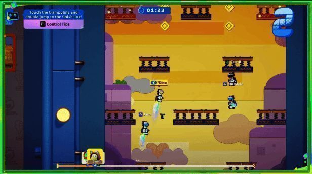 派对对战界面展示多人在线竞技场景