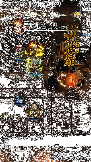 战斗动画片段展示角色释放技能攻击敌人特效