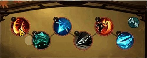 飞星掷叶技能展示图，角色投掷飞镖命中目标