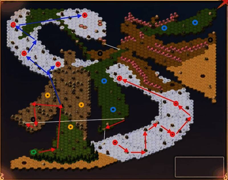 详细展示集齐八卦徽章阶段的探索方向与队伍分配