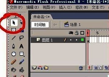 使用选择工具选中椭圆进入编辑模式