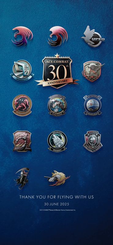 《皇牌空战》30周年纪念桌面壁纸预览图