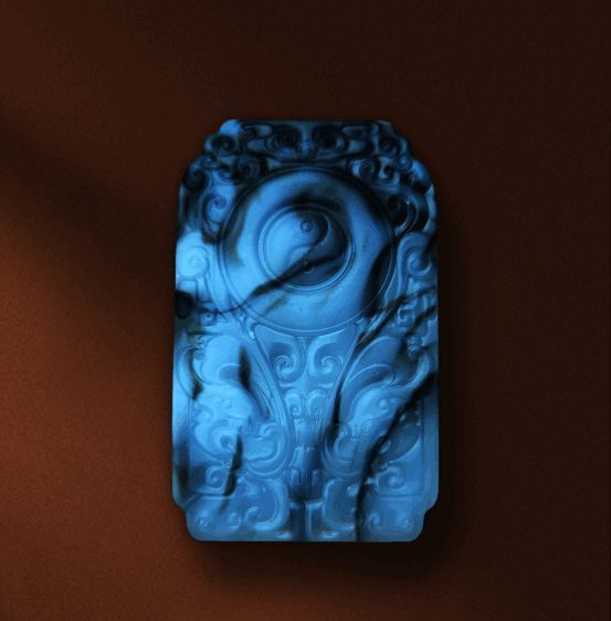 武当弟子修炼场景与玉雕技艺结合的插画，展现刚柔并济