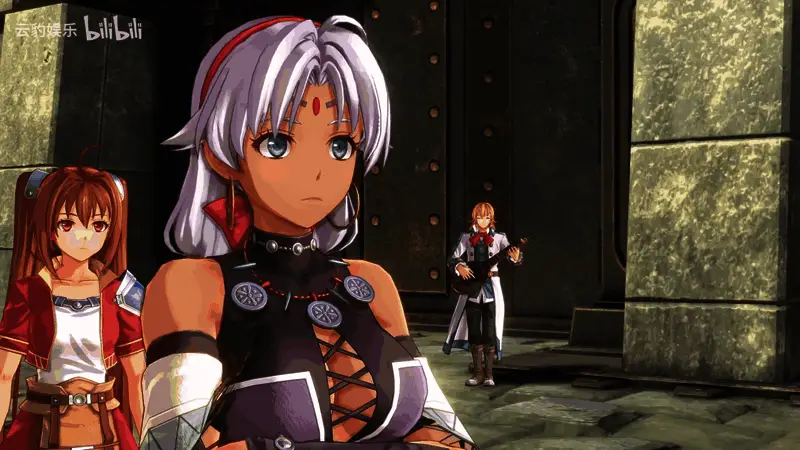 奥利维尔在战斗中施展华丽技能，周围环绕着音符状特效