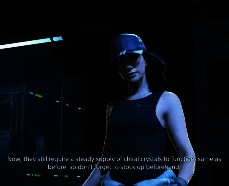 凯特·西格尔的全息形象，眼神中透露出神秘与恐惧