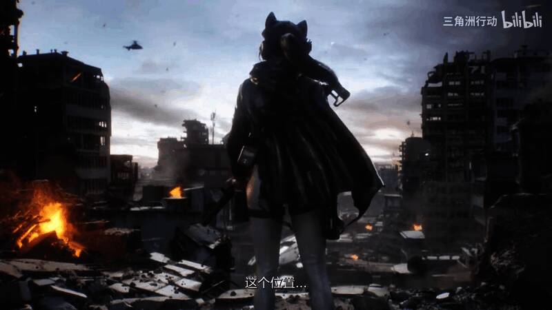 场景动作展示，露娜在战斗中展现出敏捷与力量的完美结合