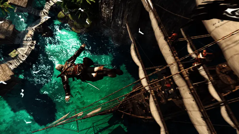 《刺客信条4：黑旗》主角爱德华·肯威游戏画面