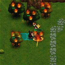 柯娜技能释放动态演示，火焰特效绚丽，动作流畅自然