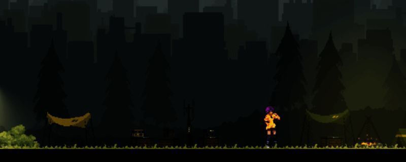 《青蚀》游戏主界面展示，画面昏暗压抑，主角手持武器准备迎战