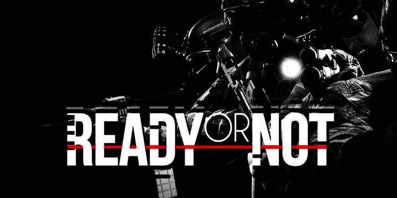 《严阵以待》主机版宣传图，展示紧张战术对抗场景