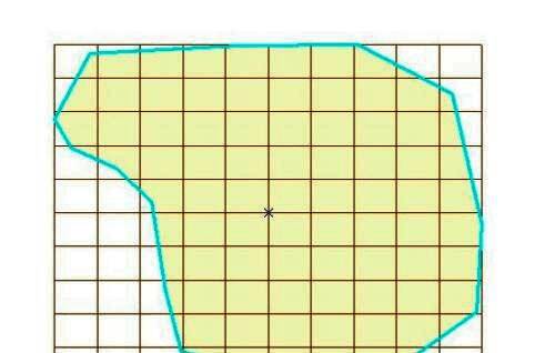 生成结果三维视图，彩色网格线清晰呈现规则排列模式