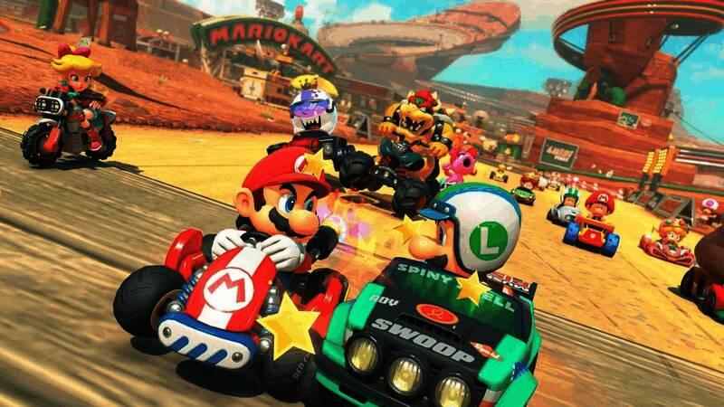 《马里奥赛车：世界》游戏封面与销量数据展示