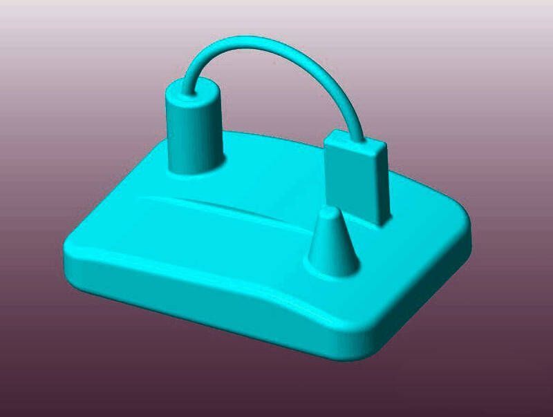 Creo中打开带有圆锥点云的模型界面