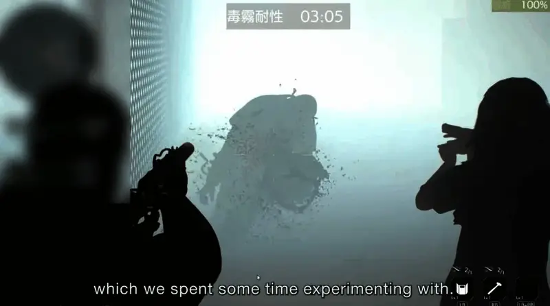 《生化危机9》早期在线版本概念图，展示多人合作战斗场景