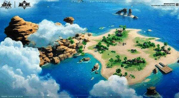 逐浪盛夏时装展示图，角色身穿清凉泳装风格服饰