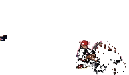 蝎手持绯流琥傀儡，眼神冷峻，背景为沙漠战场