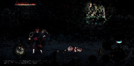 二代目二技能发动，砂铁羽翼折返攻击