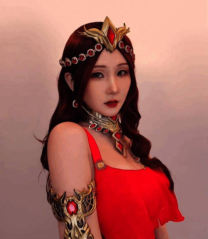 MybooCos《最终幻想》角色蒂法，动作姿势自然且服装高度还原