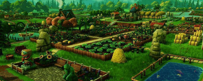 一起玩农场2游戏界面截图，展示农场种植区域布局