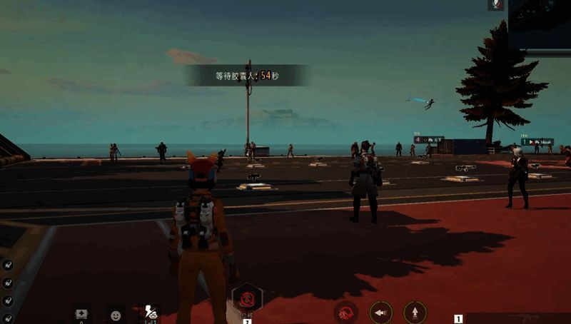 商业大厦顶层视角，展示俯视整片城区的视野优势