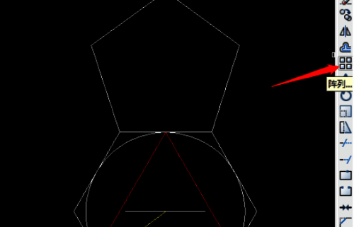 AutoCAD2007阵列功能选项界面