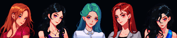 工作场景展示，角色正在便利店收银台前忙碌