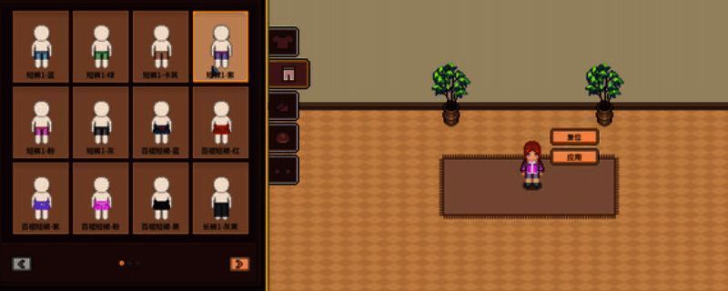 游戏场景展示，复古像素风格画面，角色造型独特