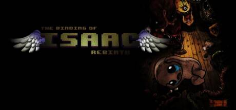 《以撒的结合：重生》游戏画面，角色手持武器穿越迷宫般的地下城，怪物造型奇特