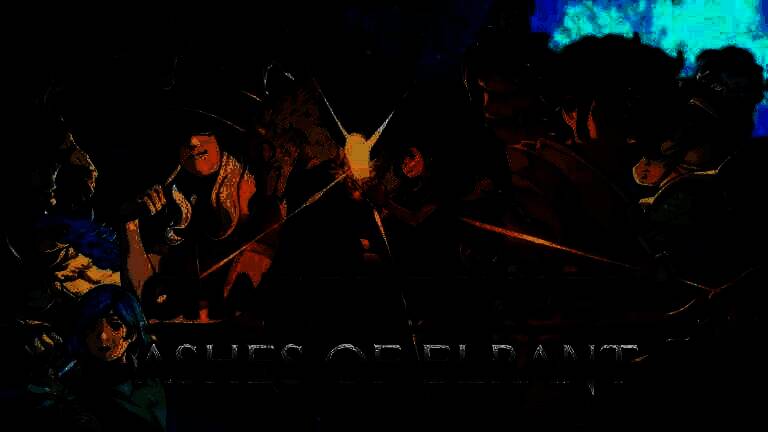 《宿命残响》DLC预告画面，展示游戏中的角色与战斗场景