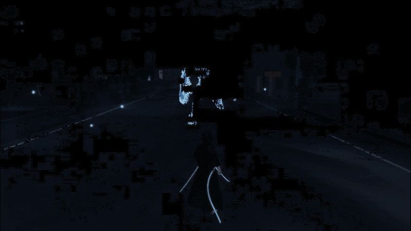 朽木露琪亚施展初舞·月白的战斗画面，动作流畅优雅