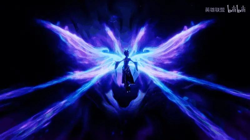 角色与灵花互动的唯美场景，营造出梦幻般的氛围