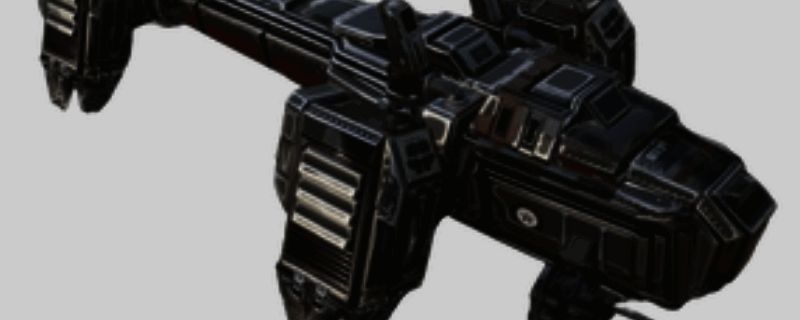 炮艇空中飞行画面，机身四周可见四个喷气引擎