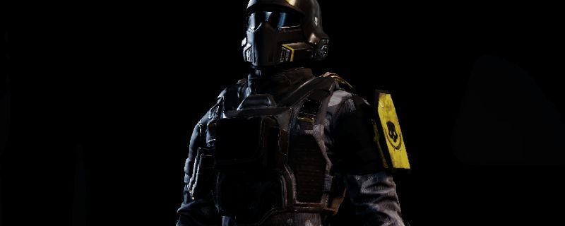 SR-24街头侦察兵装备展示图，角色身穿轻型装甲手持步枪