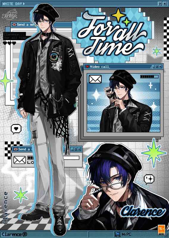 司岚微微脸红，低头掩饰自己的情绪，整体气质显得格外可爱