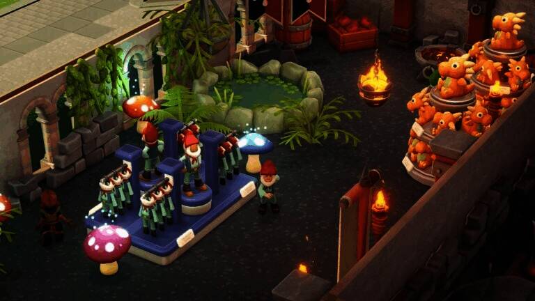 奇幻主题展区概念图，展示全新装饰风格与展品布局