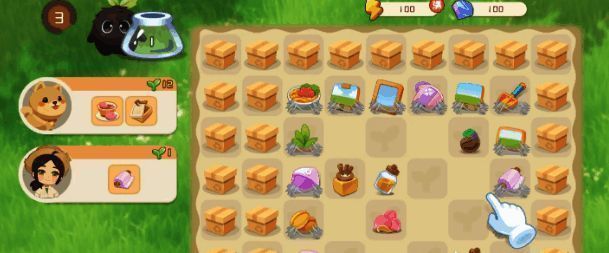 游戏中的种树界面，左侧显示不同树种及其特性，右侧为已种植区域地图