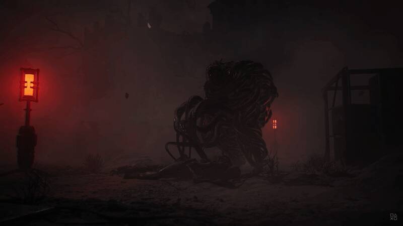 角色界面展示技能树与装备升级选项，背景为昏暗末世风格的废墟场景