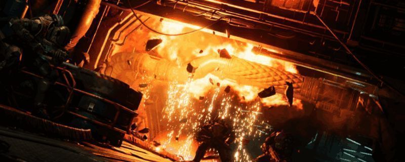 游戏主视觉图，宇宙战舰在星空背景下飞行，呈现出浓厚的科幻氛围