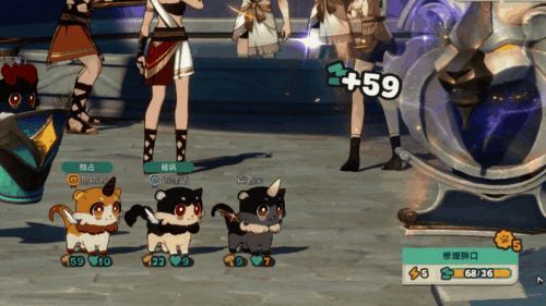 多个奇美拉协同工作的画面，展现不同角色的互动关系