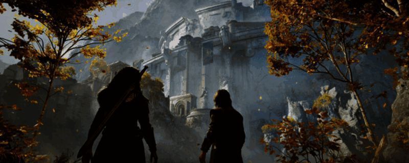 《Echoes of the End》游戏封面，展示主角手持武器面对末日景象的场景