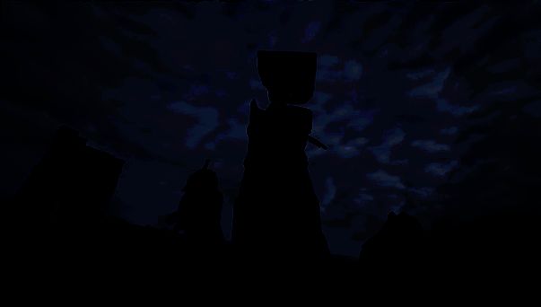 琳恩在废墟中行走，周围光影细腻，氛围感十足