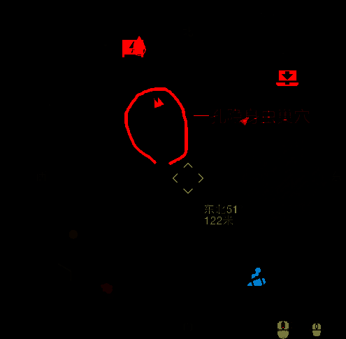 玩家手持武器瞄准隐身虫巢穴，准备发起进攻