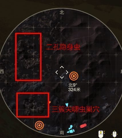 尖啸虫巢穴内部结构展示，密布大量藤蔓与卵囊