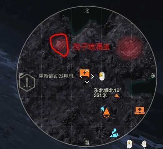 玩家在孢子喷涌虫巢穴附近搜集样本物品