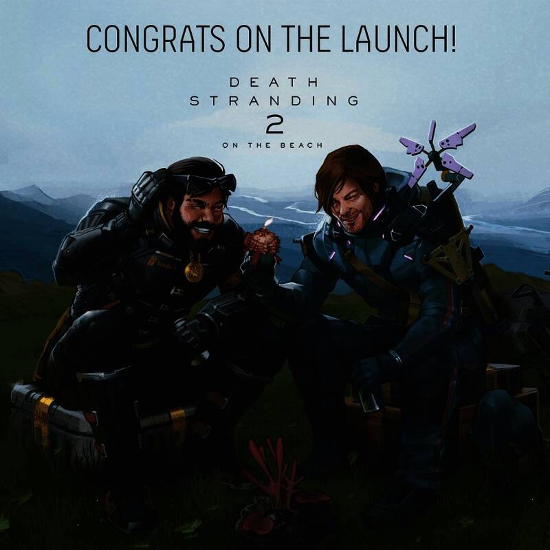 《地平线》系列角色与《死亡搁浅2》场景融合，展现跨作品联动