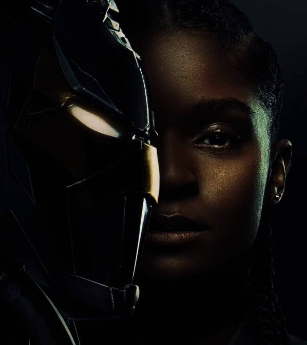 《钢铁之心》主角瑞瑞·威廉姆斯正面特写，表情严肃但面部建模略显僵硬