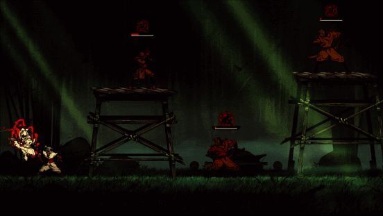 乔·武藏发动忍杀技能，敌人瞬间被秒杀，特效炸裂