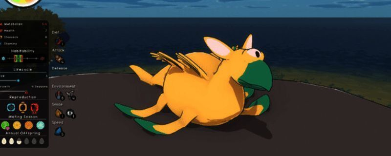 游戏《适应进化》主视觉图，展示核心场景与角色设定